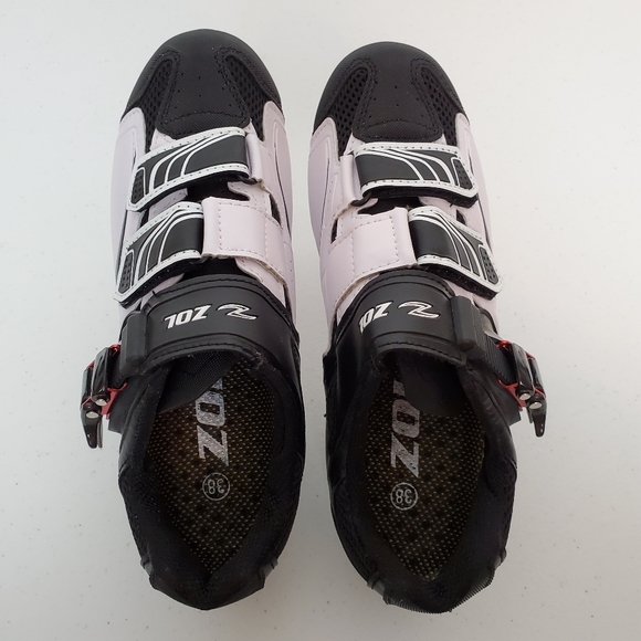 Zol Trail Plus MTB White Black Shoes Size 6 - Picture 3 of 8